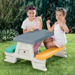 Masă de picnic pentru copii cu bănci, Dolu - imagine 2