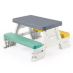 Masă de picnic pentru copii cu bănci, Dolu