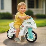 Tolocar motocicletă pentru copii albă, Dolu (2626) - imagine 2