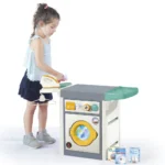 Mașină de spălat pentru copii cu masă de călcat și fier, Dolu (2639) - imagine 2