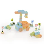 Camion pentru copii cu piese de construcție, 40 piese, Dolu (5219)