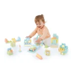 Set de joacă pentru copii cu piese de construcție, 50 piese, Dolu (5235) - imagine 2