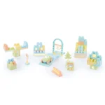Set de joacă pentru copii cu piese de construcție, 50 piese, Dolu (5235)