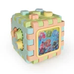 Cub educativ pentru copii cu sorter de forme și activități, Dolu (5292)