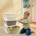 Organizator jucării pentru copii cu 3 sertare, Dolu (7130) - imagine 2