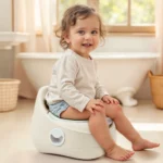 Oliță pentru copii cu capac, bej, Dolu (7587) - imagine 2