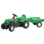 Tractor cu pedale și remorcă Ranchero verde, Dolu (8246)