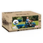 Tractor cu pedale și remorcă albastru, Dolu (8253) - imagine 3