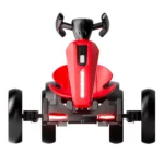 Kart electric pentru copii cu telecomandă, roșu - imagine 2