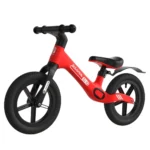 Bicicletă fără pedale pentru copii, 12', roșie (13605)