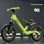 Bicicletă fără pedale pentru copii, 12' verde (81639) - imagine 2