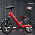 Bicicletă fără pedale pentru copii, 12 inch, roșie - imagine 2