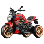 Motocicletă electrică pentru copii, roșie (67827)