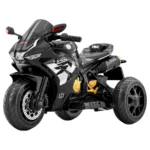 Motocicletă electrică pentru copii cu telecomandă, gri