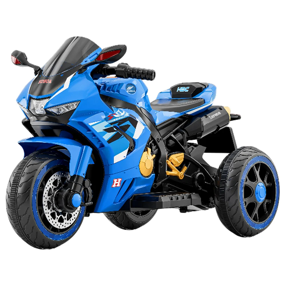 JMB516(8) Motocicletă electrică pentru copii cu telecomandă, albastră - imagine 1