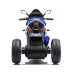 Motocicletă electrică pentru copii cu telecomandă, albastră - imagine 3