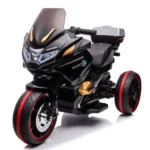 Motocicletă electrică pentru copii cu telecomandă, neagră