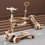 Trotineta bej pentru copii (6447) (91573) - imagine 2