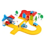 Set parcare pentru copii Police Department cu mașini, Technok (0006) - imagine 2