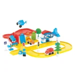 Set parcare pentru copii Police Department cu mașini, Technok (0006)