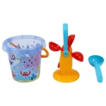 Set pentru nisip și apă cu găletușă, moară și accesorii, Technok (0105) - imagine 2