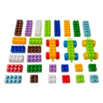 Set de construcție 335 piese cu cutie de depozitare, Doloni (013999/01) - imagine 7