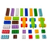 Set de construcție 252 piese cu cutie de depozitare, Doloni (013999/03) - imagine 3