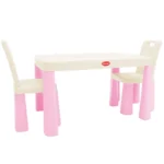 Set masă și 2 scaune pentru copii, roz, Doloni (04680/12)