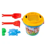 Set pentru nisip cu găletușă, sită și accesorii, Technok (1189) - imagine 3