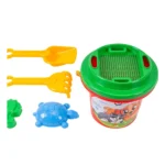 Set pentru nisip cu găletușă, sită și accesorii, Technok (1189) - imagine 5