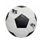 Minge de fotbal cusută, mărimea 5, neagră, RTM (143829)