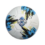 Minge de fotbal cusută, mărimea 5, albastră, RTM (258367)