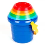 Piramidă pentru nisip Sombrero 2 cu găletușă, Technok (02674) - imagine 3