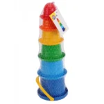 Piramidă pentru nisip Sombrero 2 cu găletușă, Technok (02674) - imagine 4