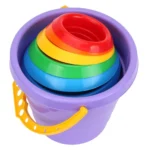 Piramidă pentru nisip Sombrero 3 cu găletușă, Technok (2704) - imagine 3