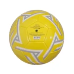 Minge de fotbal cusută, mărimea 5, galbenă, RTM (297532) - imagine 2