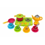 Set de gătit pentru copii cu aragaz și veselă, Technok (3572)