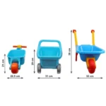 Set pentru nisip cu roabă și accesorii, Technok (4265) - imagine 4