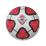 Minge de fotbal cusută, mărimea 5, roșie, RTM (429754)