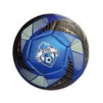 Minge de fotbal cusută, mărimea 5, albastră, RTM (456783)