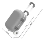 Set pentru nisip cu valiză și accesorii, Technok (6009) - imagine 5