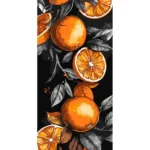 Pictură pe numere Portocale siciliene, 40x80 cm, Ideyka