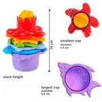 Piramidă pentru nisip și apă cu forme animale, Technok (6580) - imagine 4