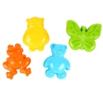 Set forme pentru nisip cu animale, 4 piese, Technok (6757)
