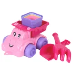 Set pentru nisip cu mașinuță și accesorii, Technok (07051) - imagine 3