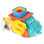 Set pentru nisip cu mașinuță și accesorii, Technok (07051) - imagine 4