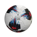 Minge de fotbal cusută, mărimea 5, roșie, RTM (790243) - imagine 2