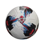 Minge de fotbal cusută, mărimea 5, roșie, RTM (790243)