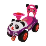 Tolocar pentru copii Panda cu lumini și sunete, roz