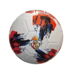 Minge de fotbal cusută, mărimea 5, portocalie, RTM (807296)